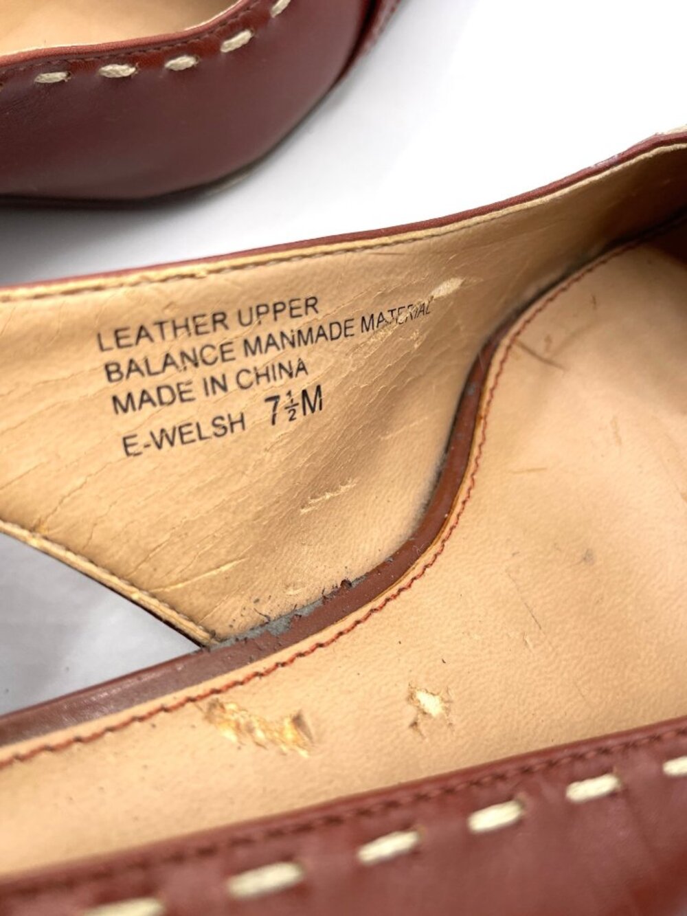 Vintage Etienne Aigner Brown Leather Sling Back Women Heels Size 7.5" - Picture 7 of 9
